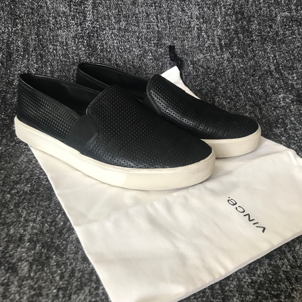 Vince Perforated Leather Blair Sneakers